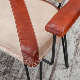 Кресло кожаное Лофт Честер (кожа) в Асино - asino.katalogmebeli.com | фото 4
