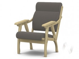 Кресло Вега-10 (бесцветный лак/ULTRA STONE) в Асино - asino.katalogmebeli.com | фото