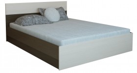 Кровать 0,8м Юнона с настилом (Венге / Дуб) в Асино - asino.katalogmebeli.com | фото 2