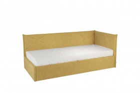 Кровать 0.9 Квест Тахта (Медовый велюр) в Асино - asino.katalogmebeli.com | фото 1