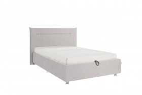 Кровать 1,2 Альба (Галька велюр/под-мех) в Асино - asino.katalogmebeli.com | фото