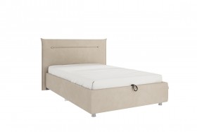 Кровать 1,2 Альба (Капучино велюр/под-мех) в Асино - asino.katalogmebeli.com | фото