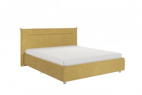 Кровать 1,6 Альба с основанием (Медовый велюр) в Асино - asino.katalogmebeli.com | фото 1