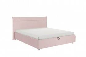 Кровать 1,6 Альба (Нежно-розовый велюр/под-мех) в Асино - asino.katalogmebeli.com | фото
