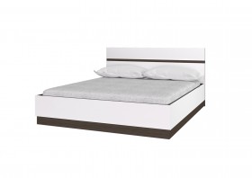 Кровать 1,6м Вегас (Венге/Белый) в Асино - asino.katalogmebeli.com | фото 1