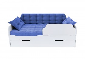 Кровать 170 серии Спорт Лайт 1 ящик 85 Синий (подушки) в Асино - asino.katalogmebeli.com | фото
