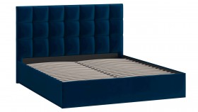 Кровать без ПМ «Эмбер» Велюр Confetti/Blue в Асино - asino.katalogmebeli.com | фото 3
