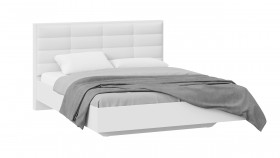 Кровать без подъемного механизма «Агата» Белый в Асино - asino.katalogmebeli.com | фото