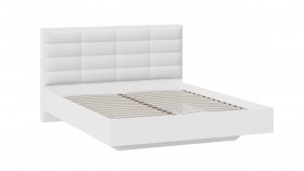Кровать без подъемного механизма «Агата» Белый в Асино - asino.katalogmebeli.com | фото 2