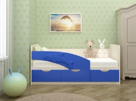 Кровать детская 1,6м Дельфин (Розовый металлик) в Асино - asino.katalogmebeli.com | фото 7