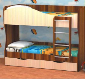Кровать детская Кузя в Асино - asino.katalogmebeli.com | фото