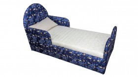 Кровать детская Соня (Печать Панда синий., 1 категория) в Асино - asino.katalogmebeli.com | фото