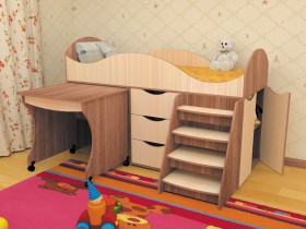 Кровать детская Тошка в Асино - asino.katalogmebeli.com | фото 2