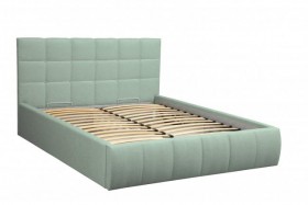 Кровать "Диана" ш. 1400 (Н=1010мм) (жаккард аква) в Асино - asino.katalogmebeli.com | фото 4