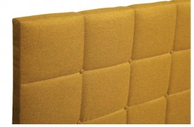 Кровать "Диана" ш. 1400 (Н=1010мм) (жаккард горчица) в Асино - asino.katalogmebeli.com | фото 5