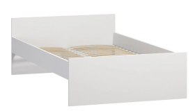 Кровать двухспальная Орион 1200мм белый в Асино - asino.katalogmebeli.com | фото