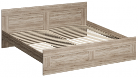 Кровать двухспальная Сириус 2000мм дуб сонома в Асино - asino.katalogmebeli.com | фото