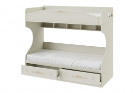 Кровать двухъярусная с приставной лестницей «Лючия» (Штрихлак) в Асино - asino.katalogmebeli.com | фото 2