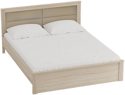Кровать Элана 1600 с основанием Дуб Сонома в Асино - asino.katalogmebeli.com | фото