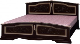 Кровать Елена из массива сосны 1400*2000 Орех Тёмный в Асино - asino.katalogmebeli.com | фото 19