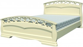 Кровать Грация-1 из массива сосны 1400*2000 Орех в Асино - asino.katalogmebeli.com | фото 21