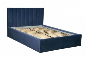 Кровать "Юнона" ш. 1600 (Н=1020мм) (ягуар нэви) в Асино - asino.katalogmebeli.com | фото 1