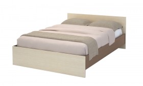 Кровать КР 554 Спальня Бася (шимо темный/шимо светлый) в Асино - asino.katalogmebeli.com | фото