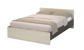Кровать КР 555 Спальня Бася (венге/белфорт) в Асино - asino.katalogmebeli.com | фото
