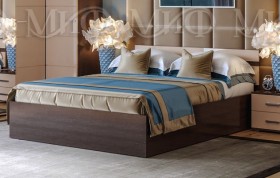 Кровать Нэнси 1,4м (Венге/капучино глянец) в Асино - asino.katalogmebeli.com | фото 1