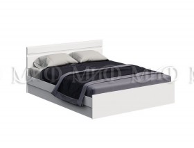 Кровать Нэнси New 1,4м (Белый/белый глянец) в Асино - asino.katalogmebeli.com | фото 1