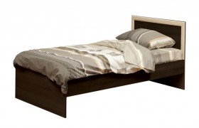 Кровать одинарная 21.55 (шир. 900) с настилом (венге/профиль дуб линдберг)/осн. в Асино - asino.katalogmebeli.com | фото 2