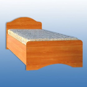 Кровать одинарная с ящиками 800-1 без матраса (круглые спинки) Вишня Оксфорд в Асино - asino.katalogmebeli.com | фото 2