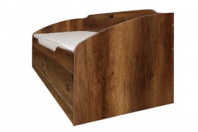 Кровать с 2-мя ящиками «Навигатор» (Дуб Каньон) в Асино - asino.katalogmebeli.com | фото 3