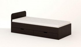 Кровать с ящиками 900 (Венге) в Асино - asino.katalogmebeli.com | фото