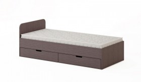 Кровать с ящиками 900 (Беленый дуб) в Асино - asino.katalogmebeli.com | фото 4