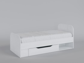 Кровать Совушки 1650х750 (Белый/корпус Выбеленное дерево) в Асино - asino.katalogmebeli.com | фото 1