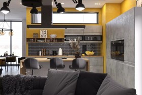 Модульная кухня Бронкс 1,6 м (Доломит) в Асино - asino.katalogmebeli.com | фото 8