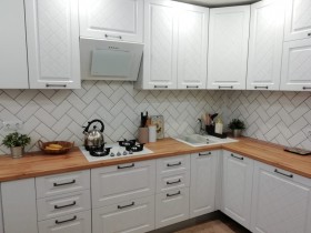 Модульная кухня Гранд (Белый/Пепел) в Асино - asino.katalogmebeli.com | фото 20