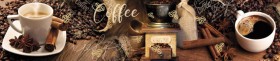 Кухонный фартук Мерцание Кофейная Арабика золото в Асино - asino.katalogmebeli.com | фото