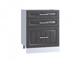 Кухонный гарнитур 1,8м Луксор высокие модули (Клен серый/корпус белый) в Асино - asino.katalogmebeli.com | фото 3