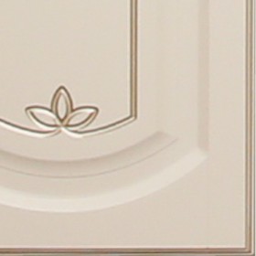 Кухонный гарнитур "Бергамо 1.6" белый/крем патина платина в Асино - asino.katalogmebeli.com | фото 2