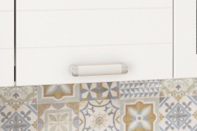 Кухонный гарнитур "Виктория 1.6" белый/белый металлик/графит металлик в Асино - asino.katalogmebeli.com | фото 4