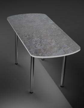 Кухонный стол 1100*700/400 ф 2 Пластик, урбан серый в Асино - asino.katalogmebeli.com | фото 2