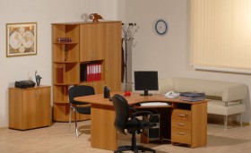 Мебель для персонала Рубин 42 Светлый миланский орех в Асино - asino.katalogmebeli.com | фото 2
