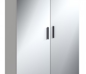 Милан СБ-3257 Шкаф 2 дверный Серый в Асино - asino.katalogmebeli.com | фото 3