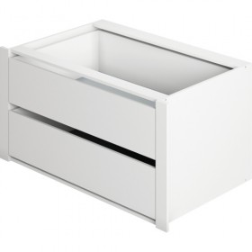 Модуль с ящиками для шкафа 600 Белый снег в Асино - asino.katalogmebeli.com | фото