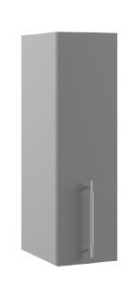 Монца ВП 200 шкаф верхний высокий (Белый софт/корпус Серый) в Асино - asino.katalogmebeli.com | фото