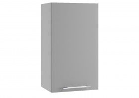 Монца ВП 400 шкаф верхний высокий (Белый софт/корпус Серый) в Асино - asino.katalogmebeli.com | фото