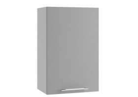 Монца ВП 450 шкаф верхний высокий (Белый софт/корпус Серый) в Асино - asino.katalogmebeli.com | фото