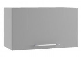 Монца ВПГ 600 Шкаф верхний горизонтальный высокий (Мрамор Арктик/корпус Серый) в Асино - asino.katalogmebeli.com | фото